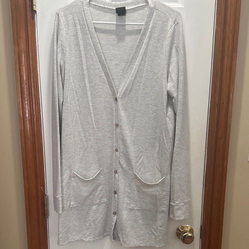 Agnes & Dora Heather Gray Cardigan - Picture 4 of 5